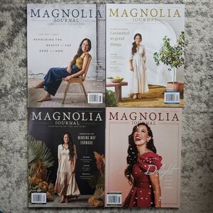 Magnolia Journal Magazine Set 18-21 2021 Joanna Gaines Chip Spring Summer Fall